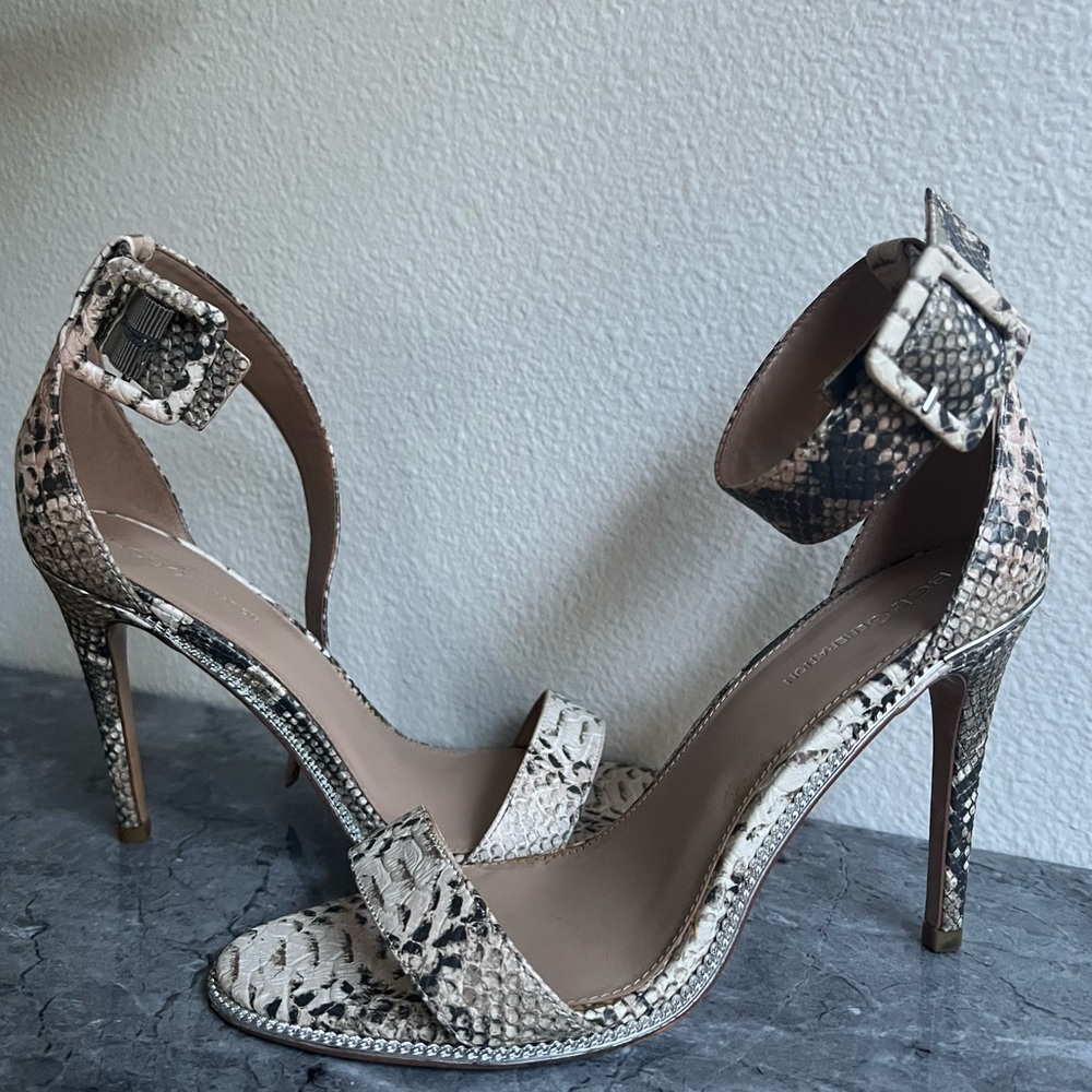 BCBG Snake Print heels size 9